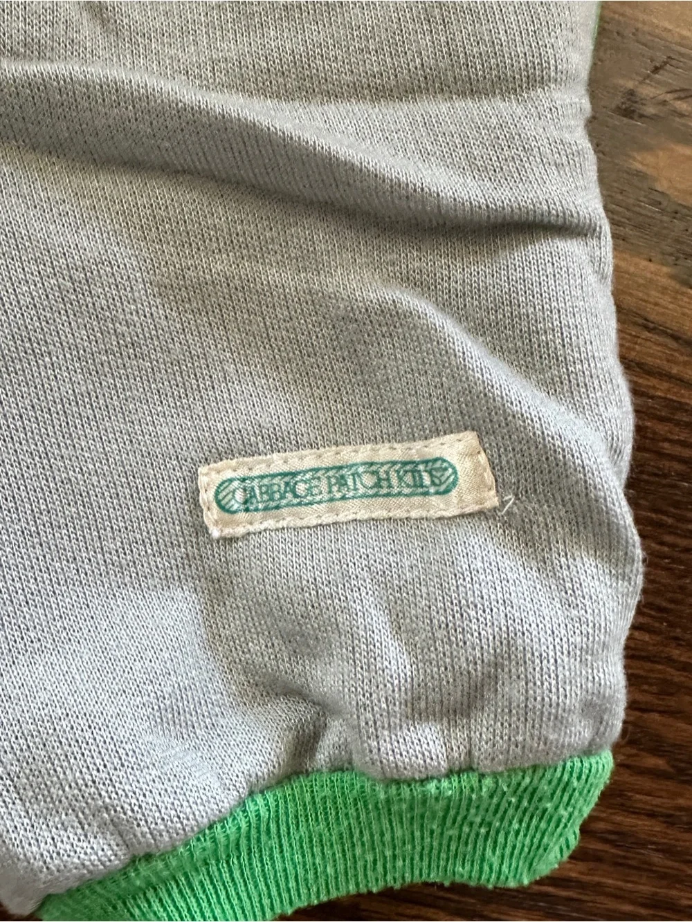 Cabbage Patch Kids Gray Green & White Cat Top Pants Outfit Set Fits 16 in Doll